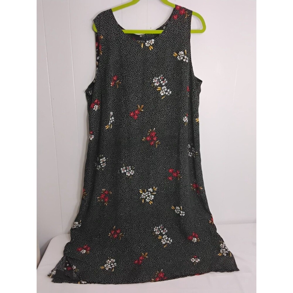 T & Company Women Reversible Floral Sleeveless Dress size 2X